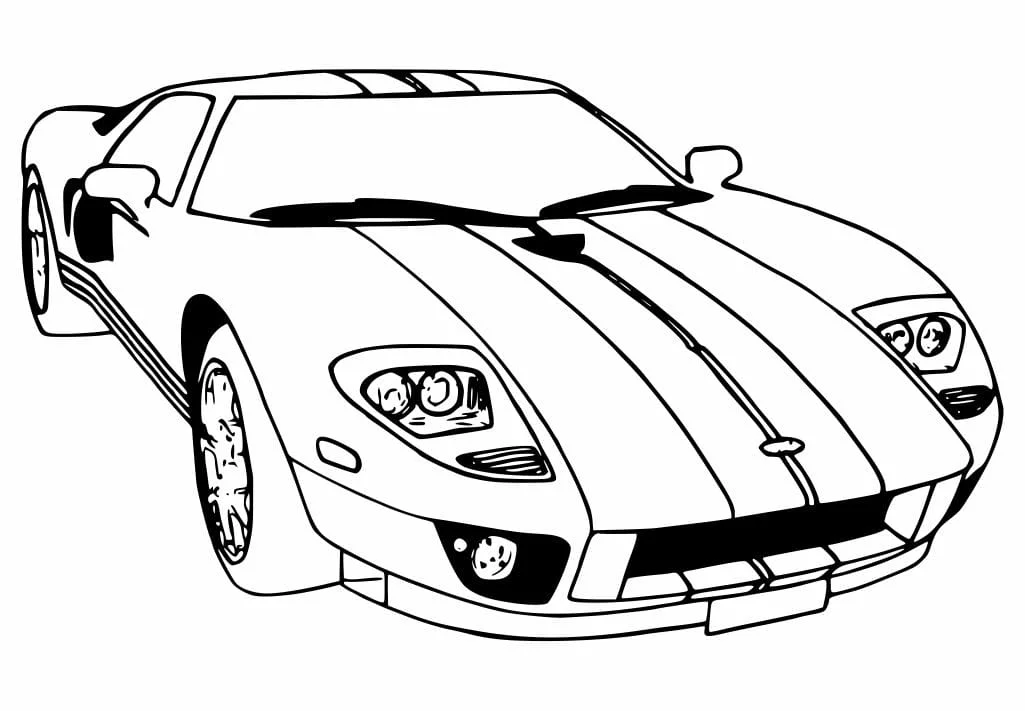 Car coloring page (3)