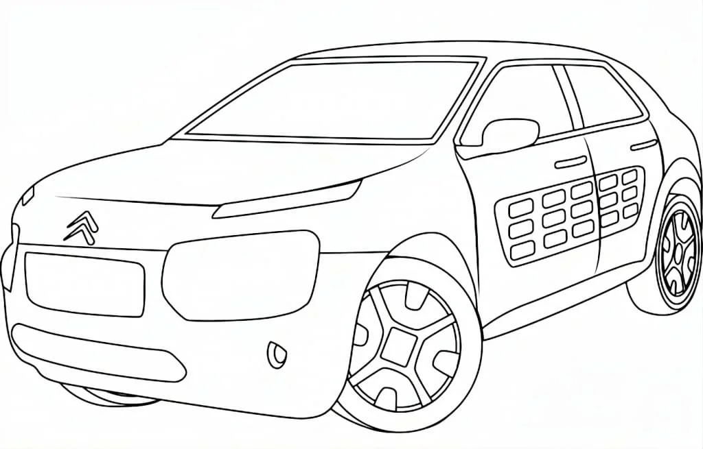 Car coloring page (30)