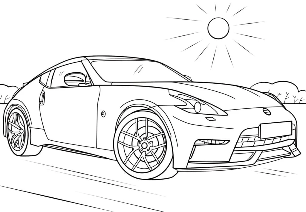 Car coloring page (39)