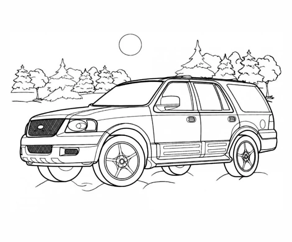 Car coloring page (59)