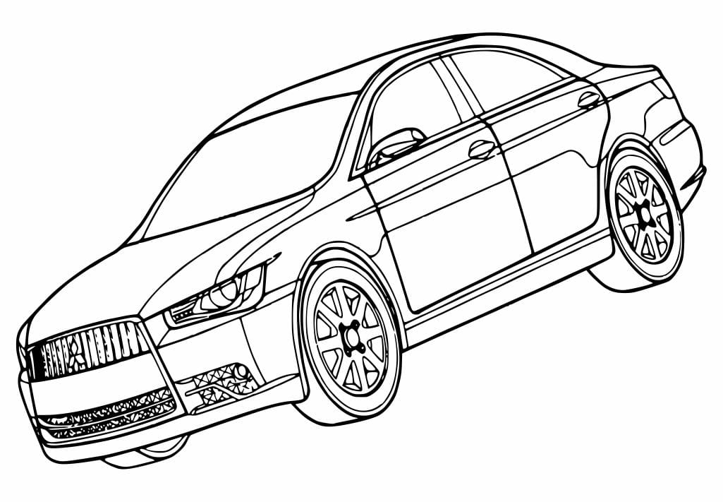 Car coloring page (6)