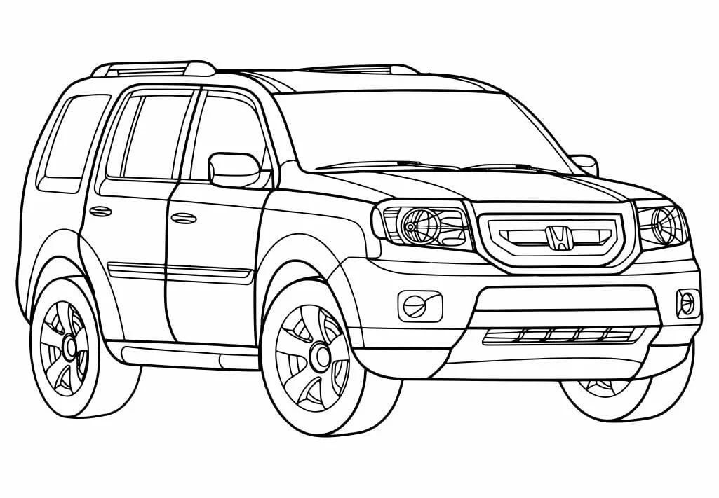 Car coloring page (6)