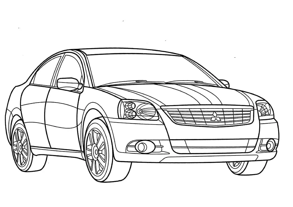 Car coloring page (7)