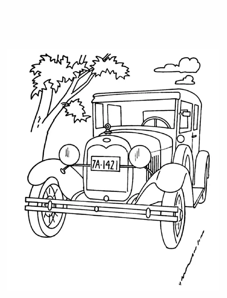 Car coloring page (82)