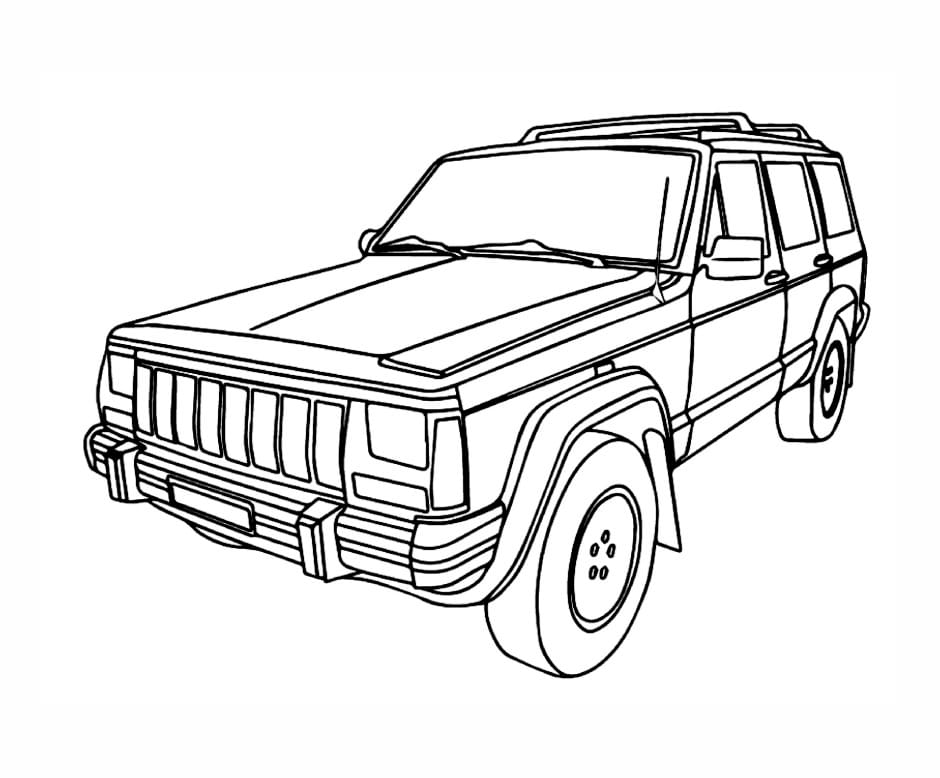 Car coloring page (9)