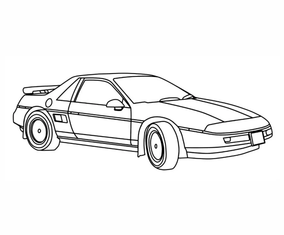 Car coloring page (9)