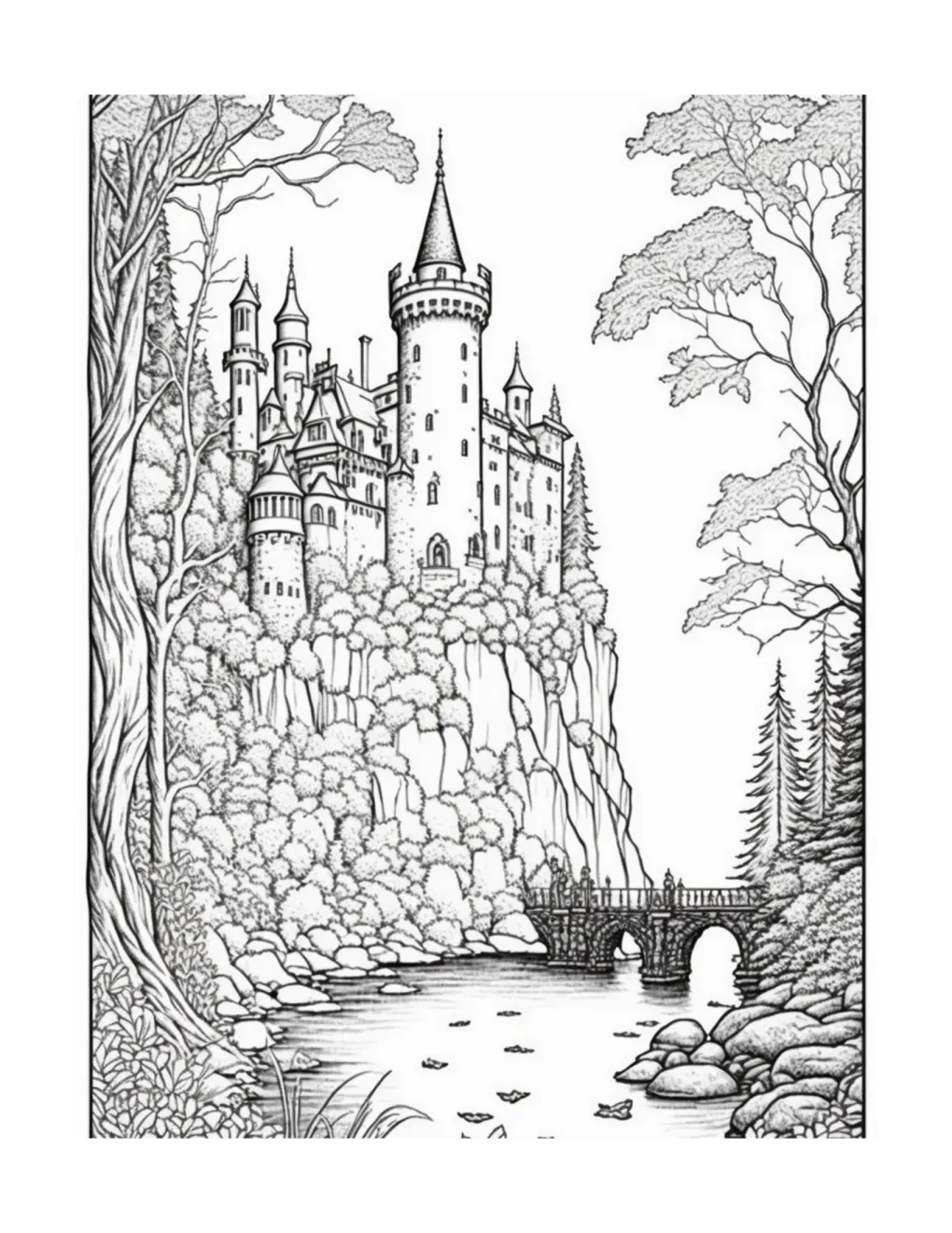 Castle coloring page (11)