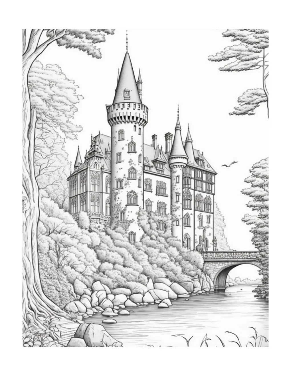 Castle coloring page (22)