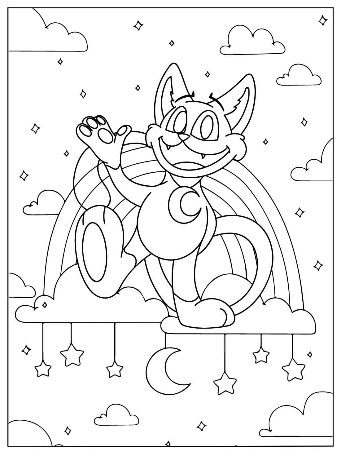 CatNap coloring pages 4