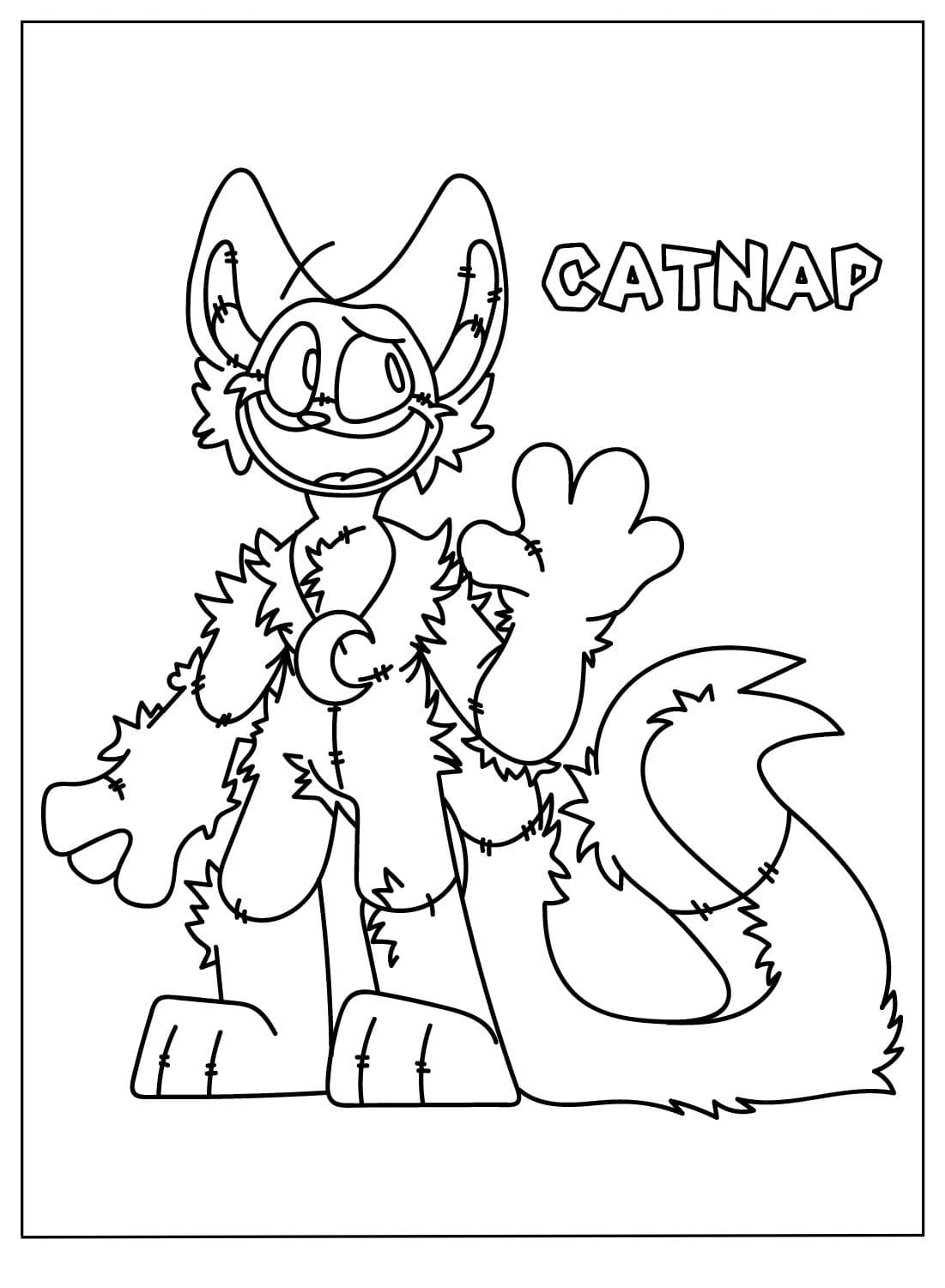 CatNap coloring pages 5