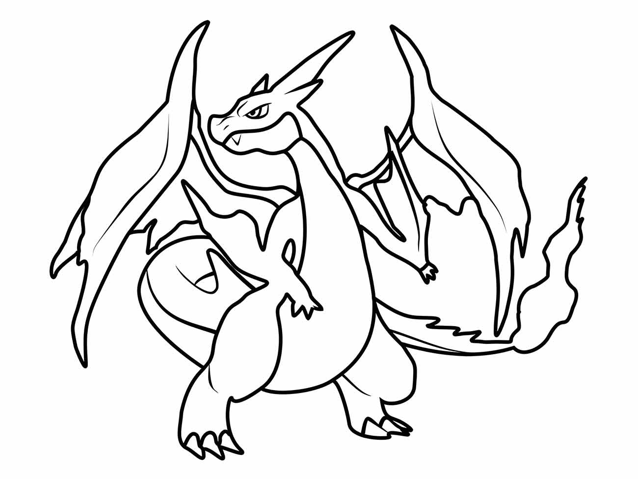 Charizard coloring page (11)