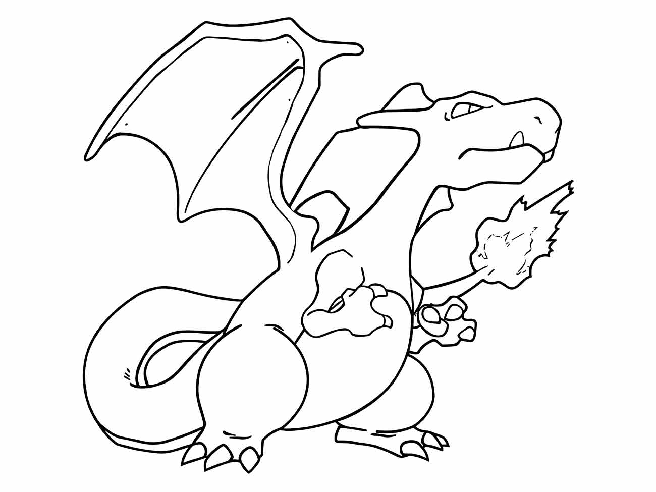 Charizard coloring page (12)