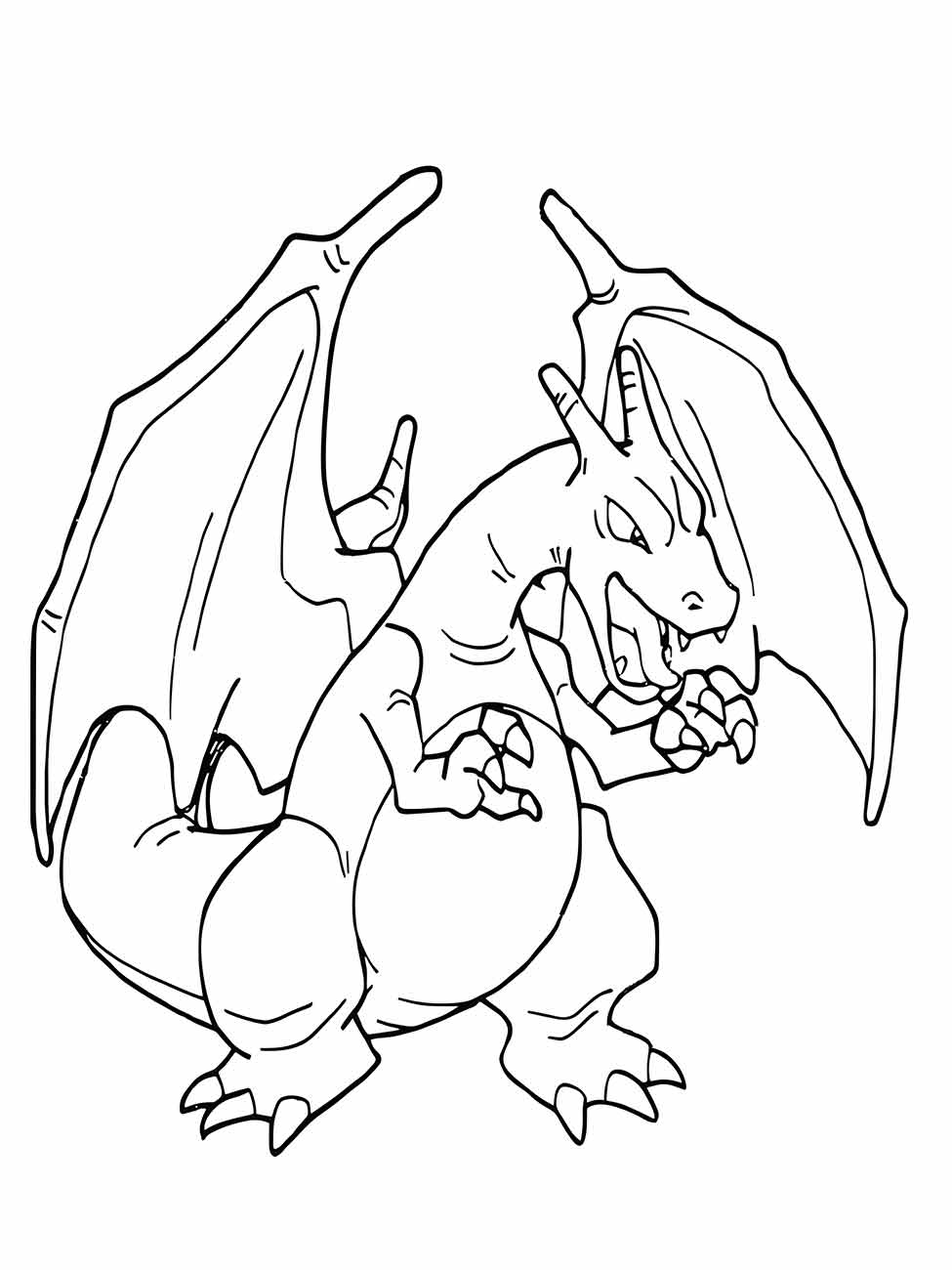 Charizard coloring page (13)