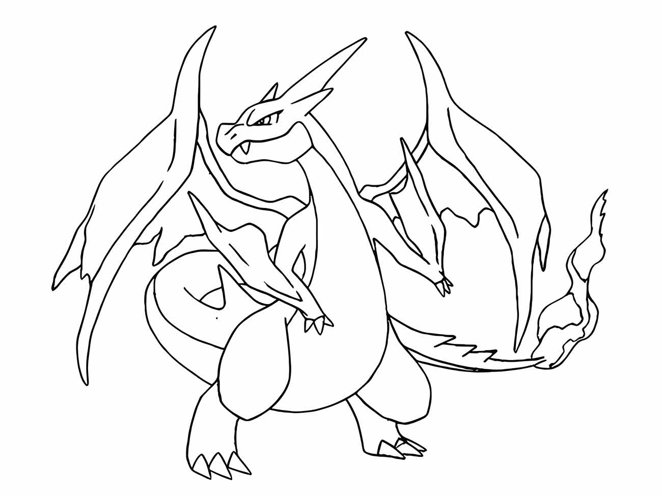 Charizard coloring page (14)