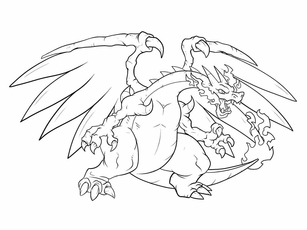 Charizard coloring page (15)