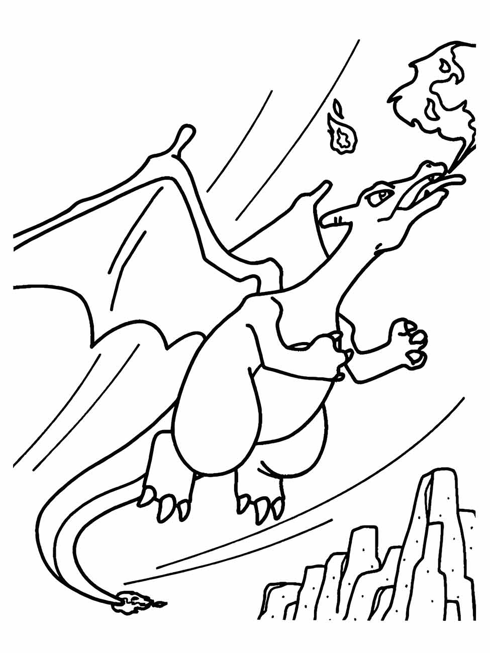 Charizard coloring page (18)