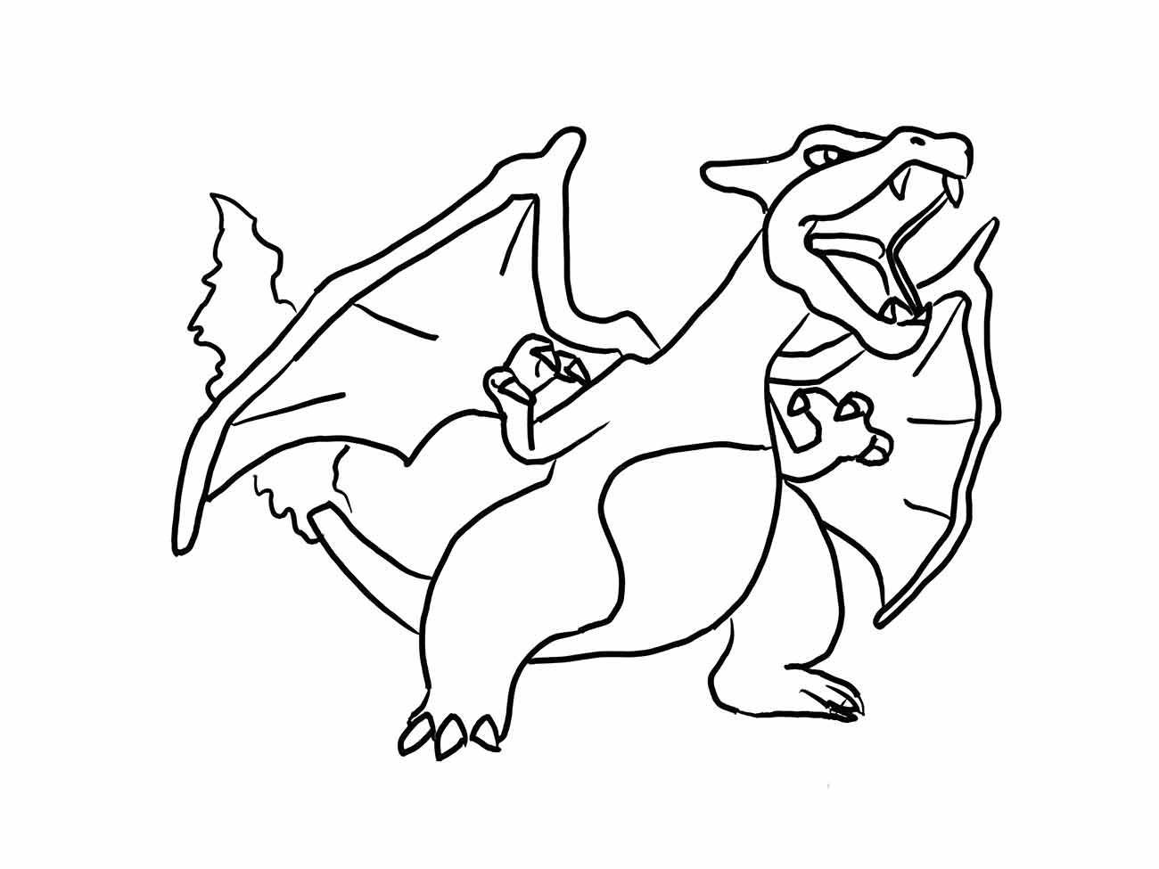 Charizard coloring page (20)