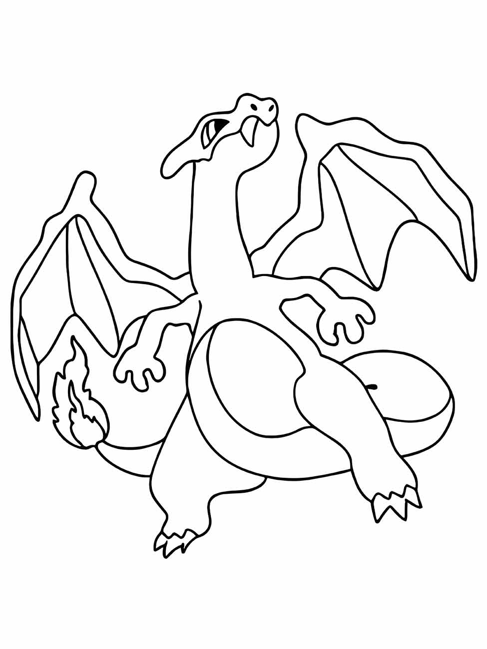 Charizard coloring page (3)