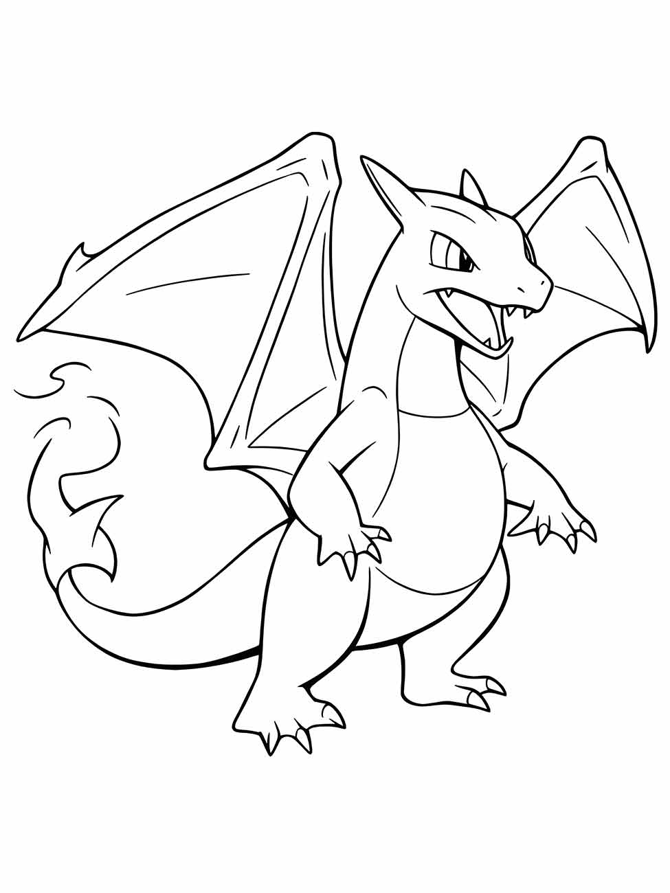 Charizard coloring page (4)