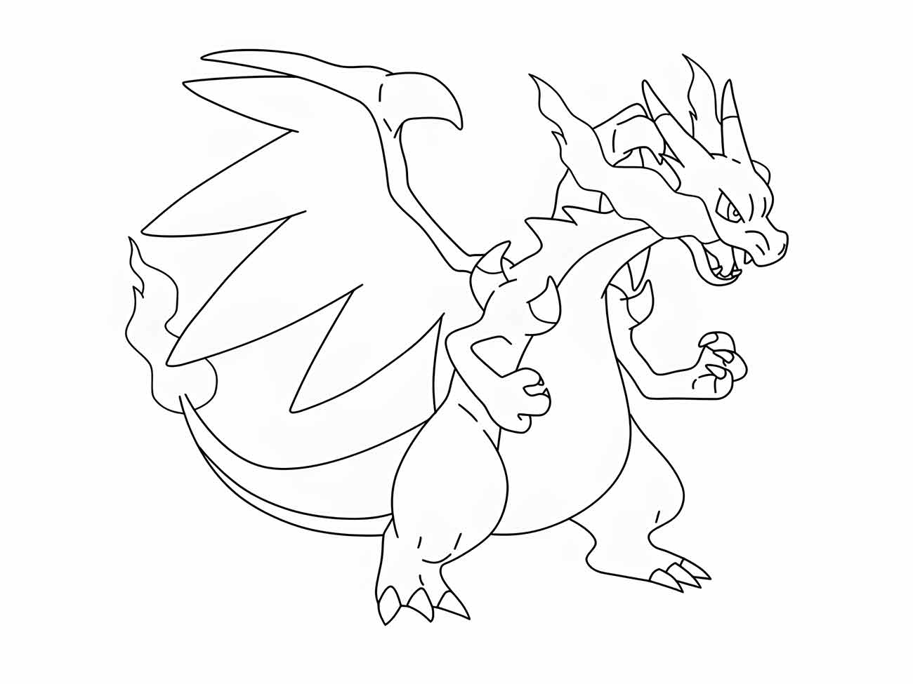 Charizard coloring page (6)