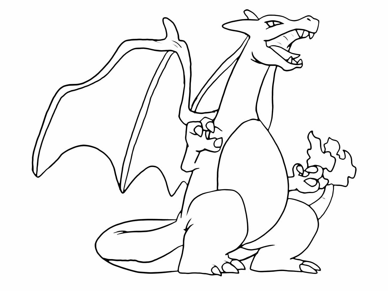 Charizard coloring page (7)