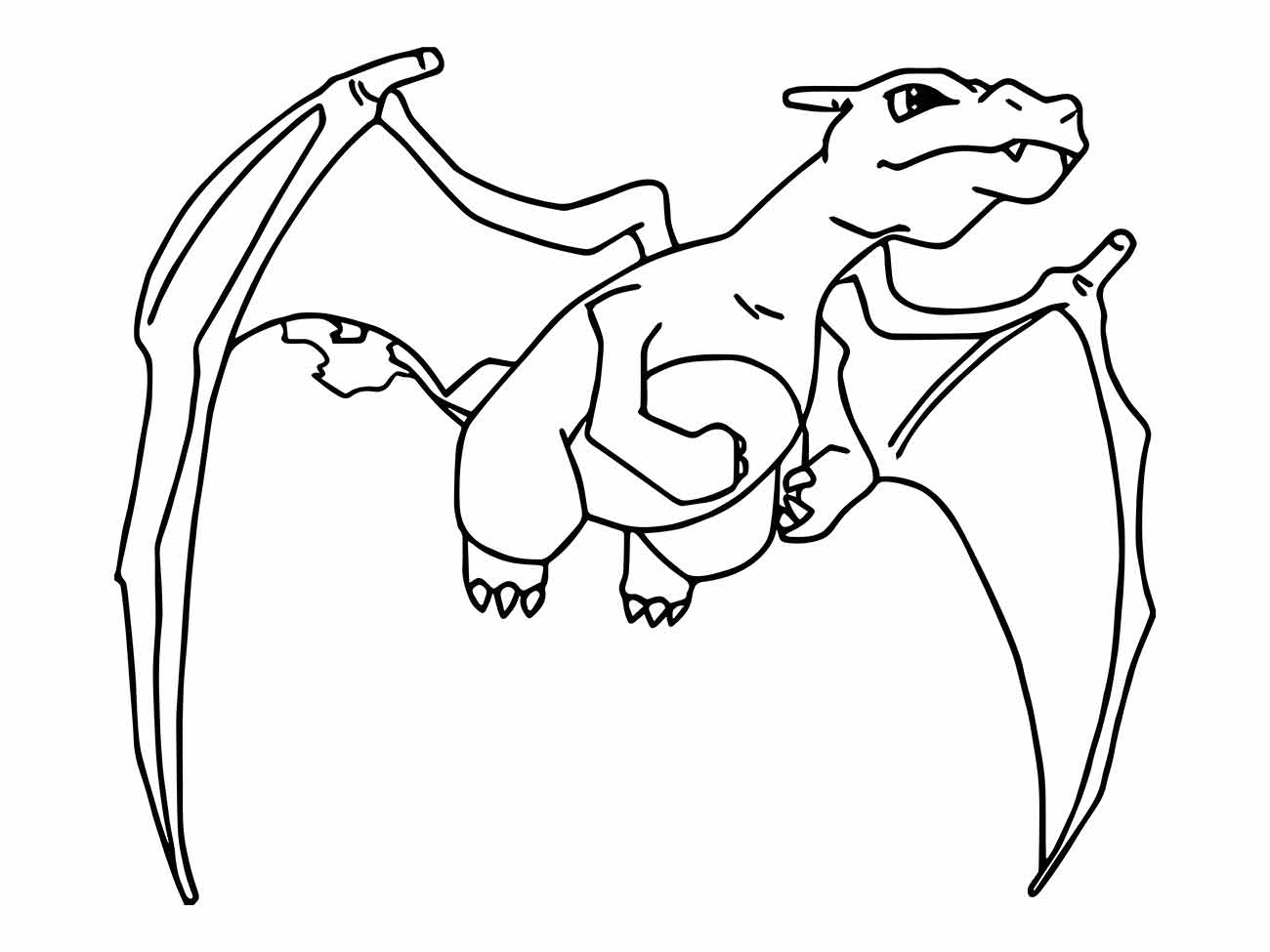 Charizard coloring page (8)