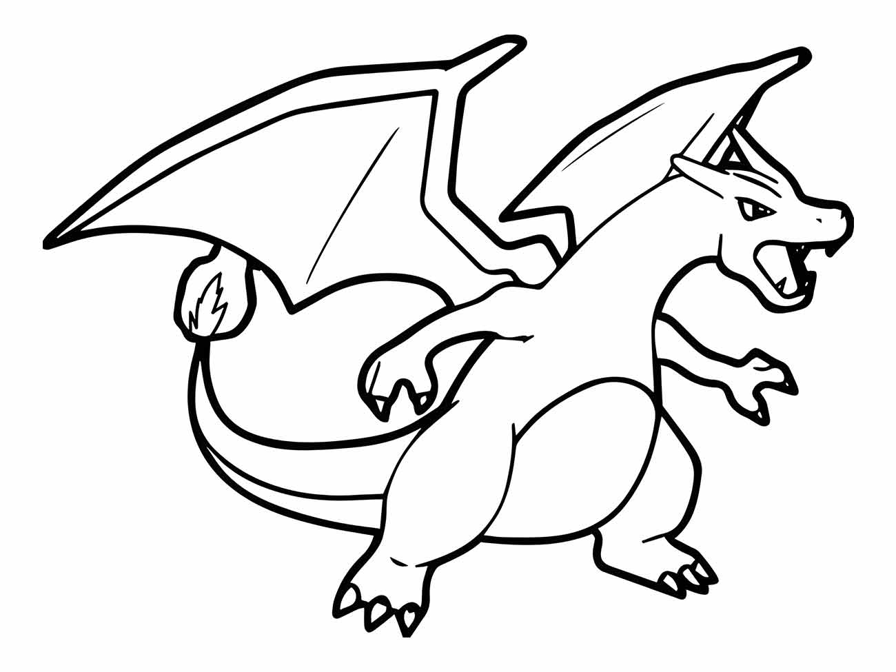 Charizard coloring page (9)