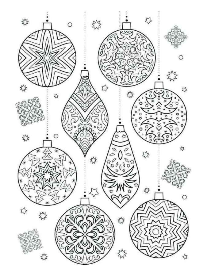 Christmas Symbols coloring page (7)