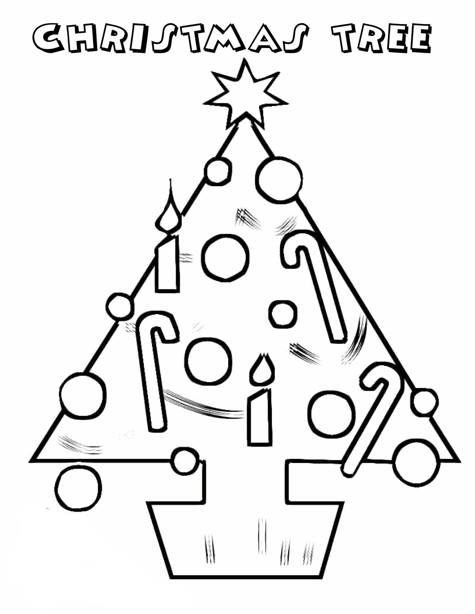 Christmas tree coloring page (12)