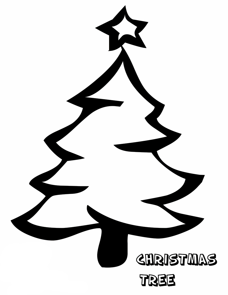 Christmas tree coloring page (13)