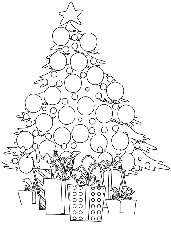 Christmas tree coloring page (15)