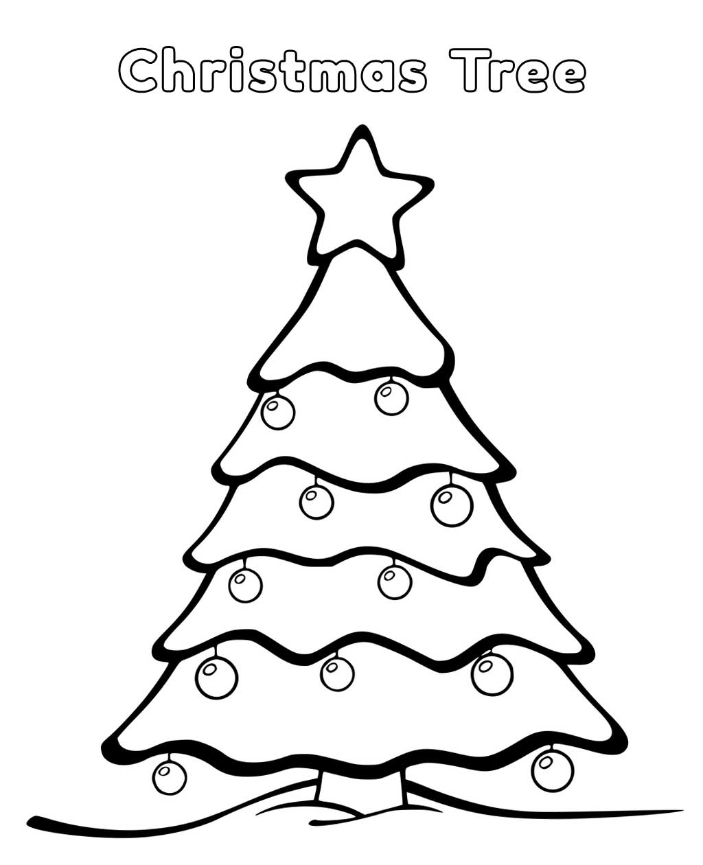 Christmas tree coloring page (15)