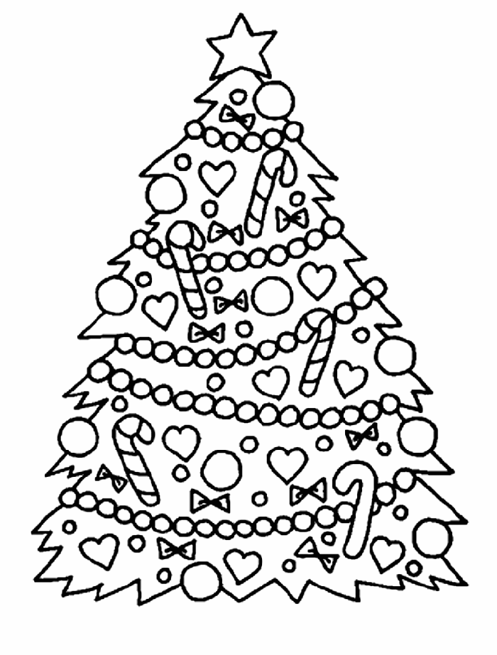 Christmas tree coloring page (16)