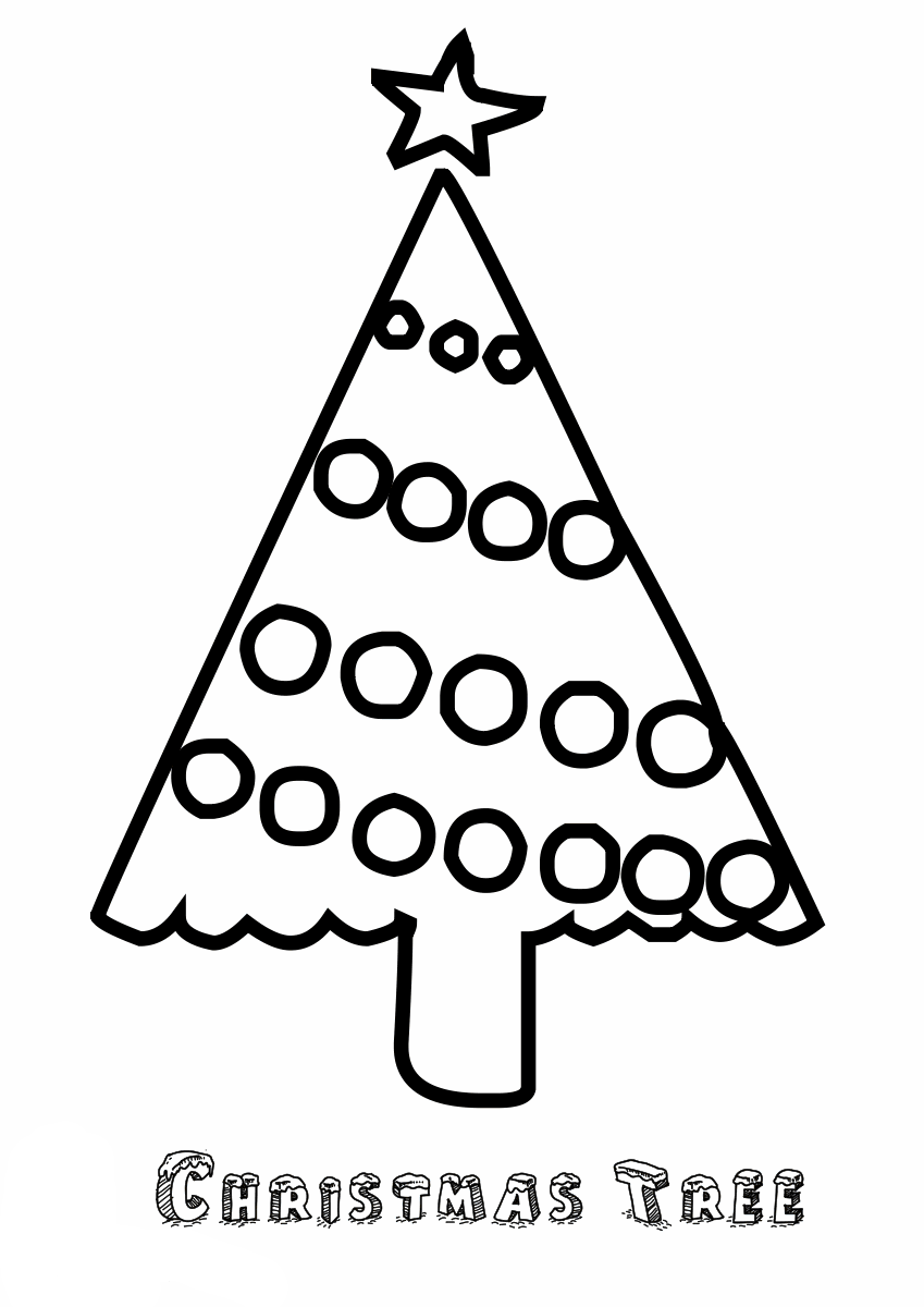 Christmas tree coloring page (18)