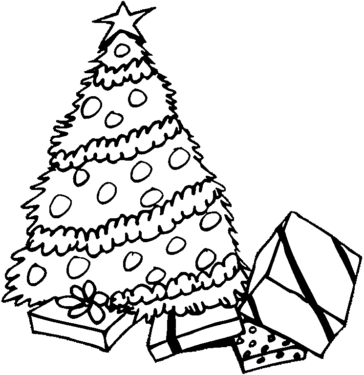 Christmas tree coloring page (21)