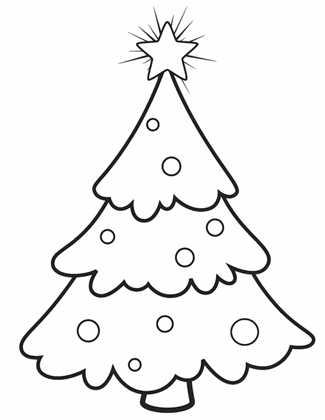 Christmas tree coloring page (22)