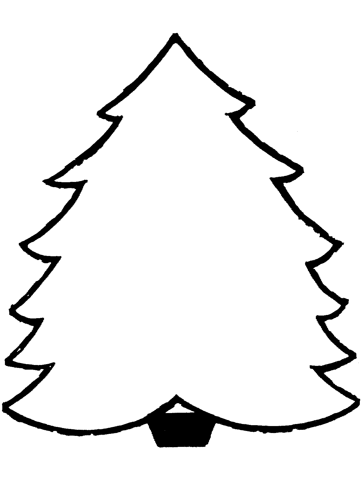 Christmas tree coloring page (8)