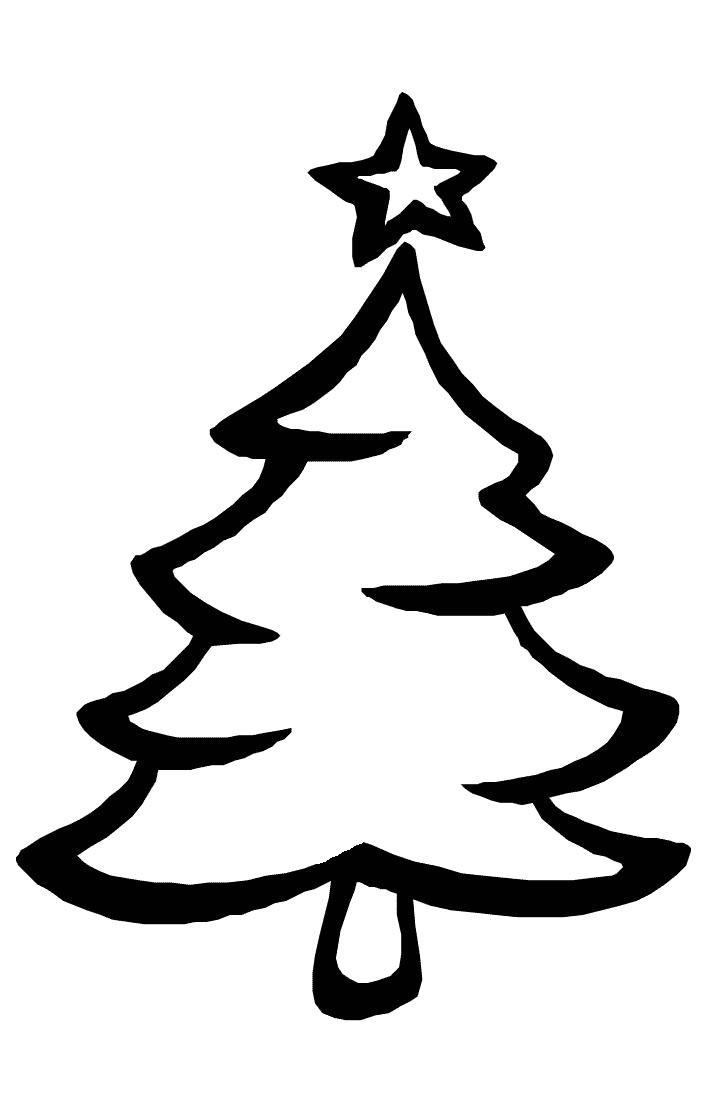 Christmas tree coloring page (9)