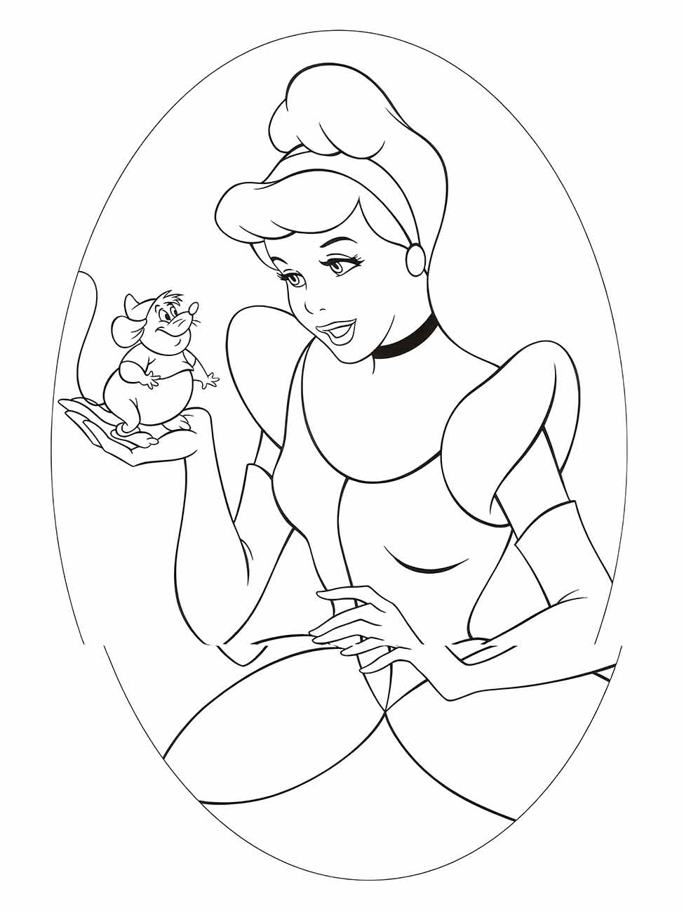 Cinderella coloring page (10)