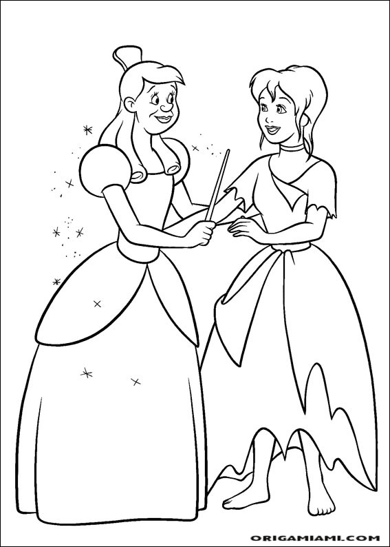 Cinderella coloring page (100)