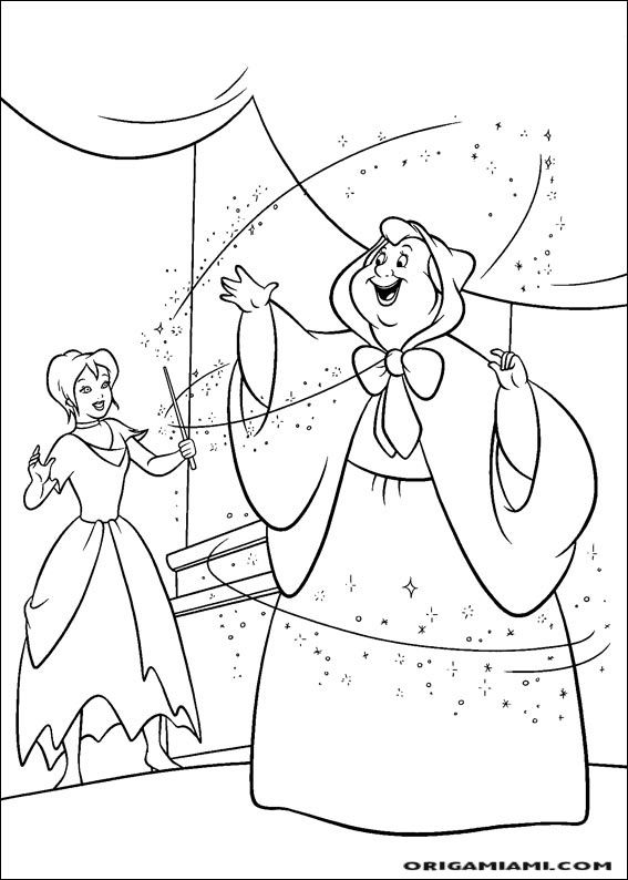 Cinderella coloring page (101)