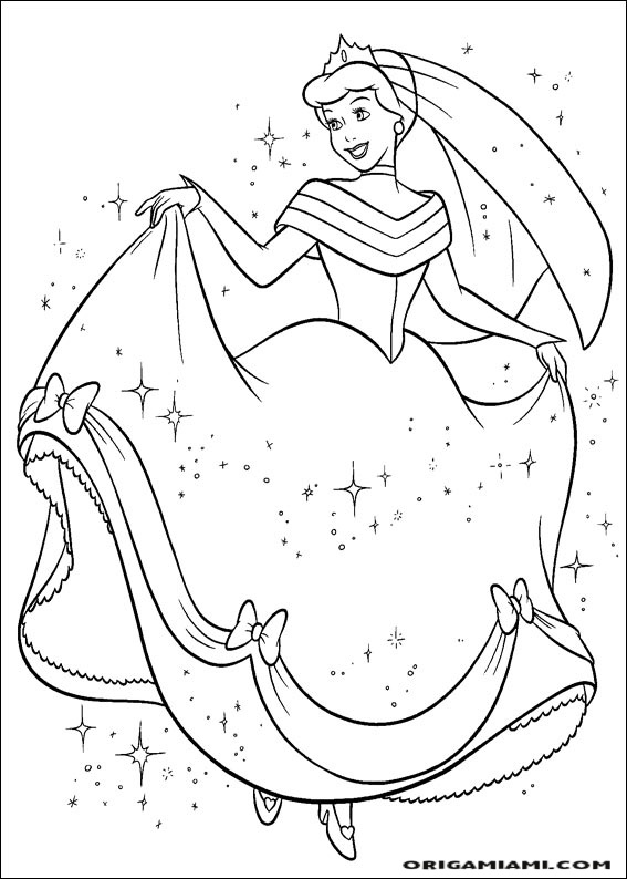 Cinderella coloring page (102)