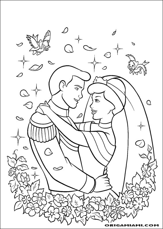 Cinderella coloring page (103)