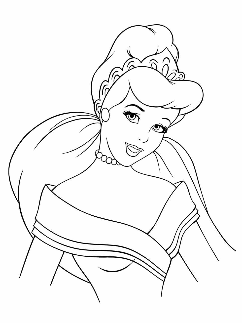 Cinderella coloring page (11)