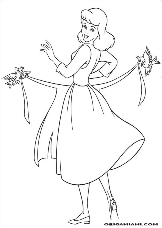 Cinderella coloring page (14)