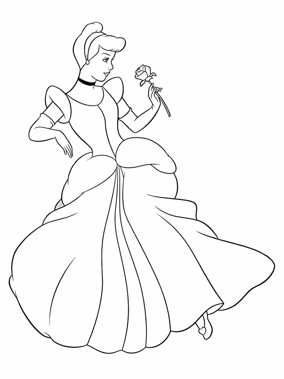 Cinderella coloring page (14)