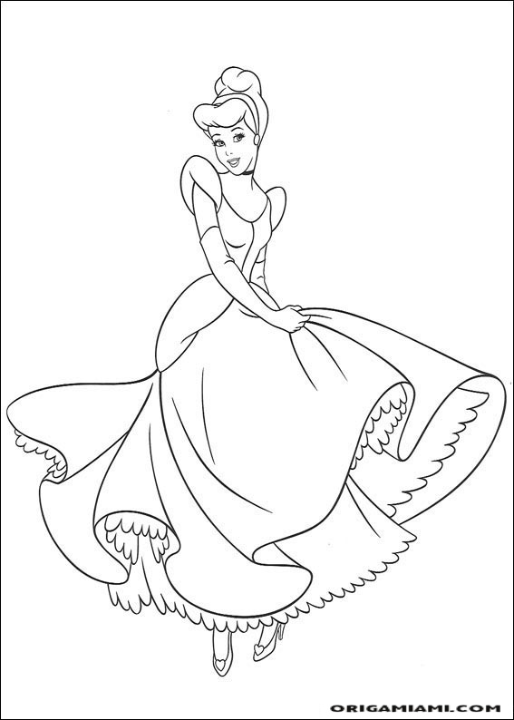 Cinderella coloring page (15)