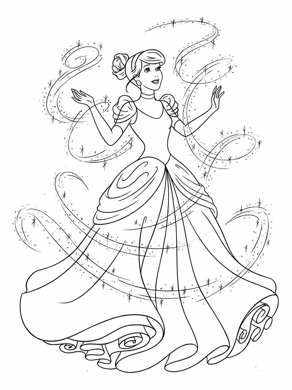 Cinderella coloring page (16)