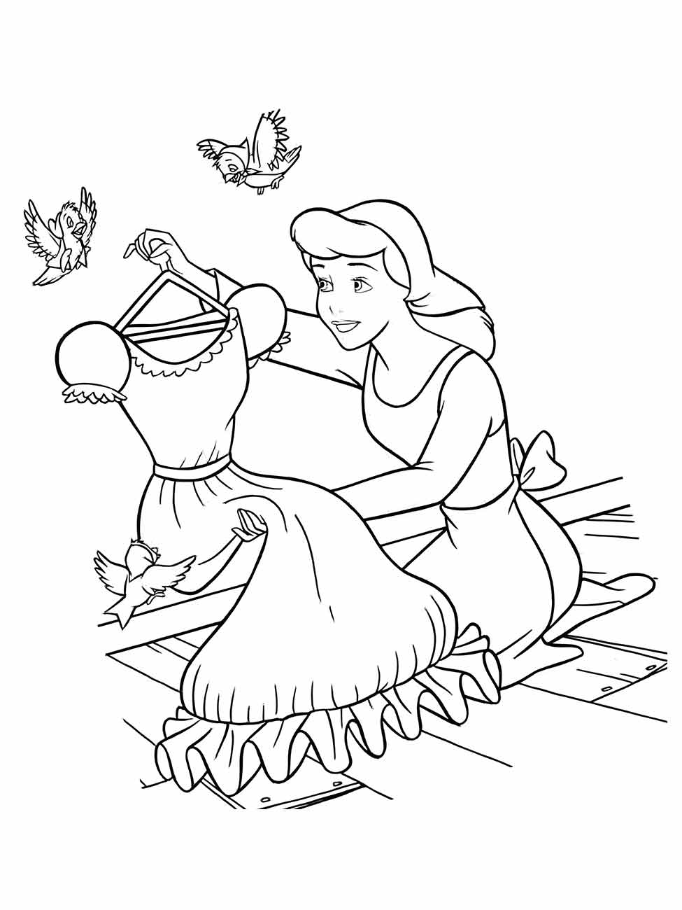 Cinderella coloring page (17)