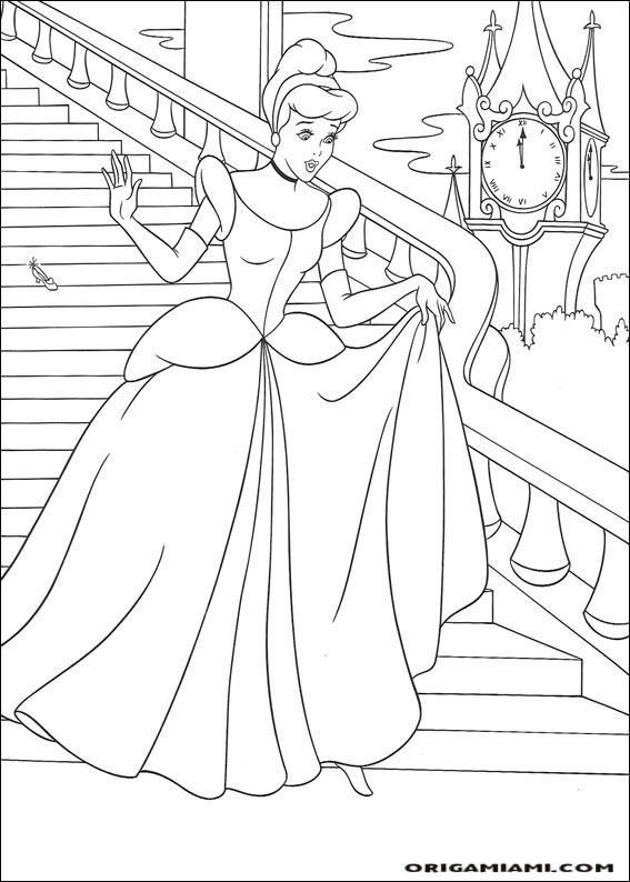 Cinderella coloring page (19)